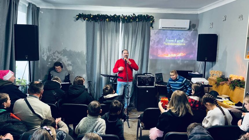 «Бог з нами»: Різдвяне привітання Церкви Преображення м. Бережани